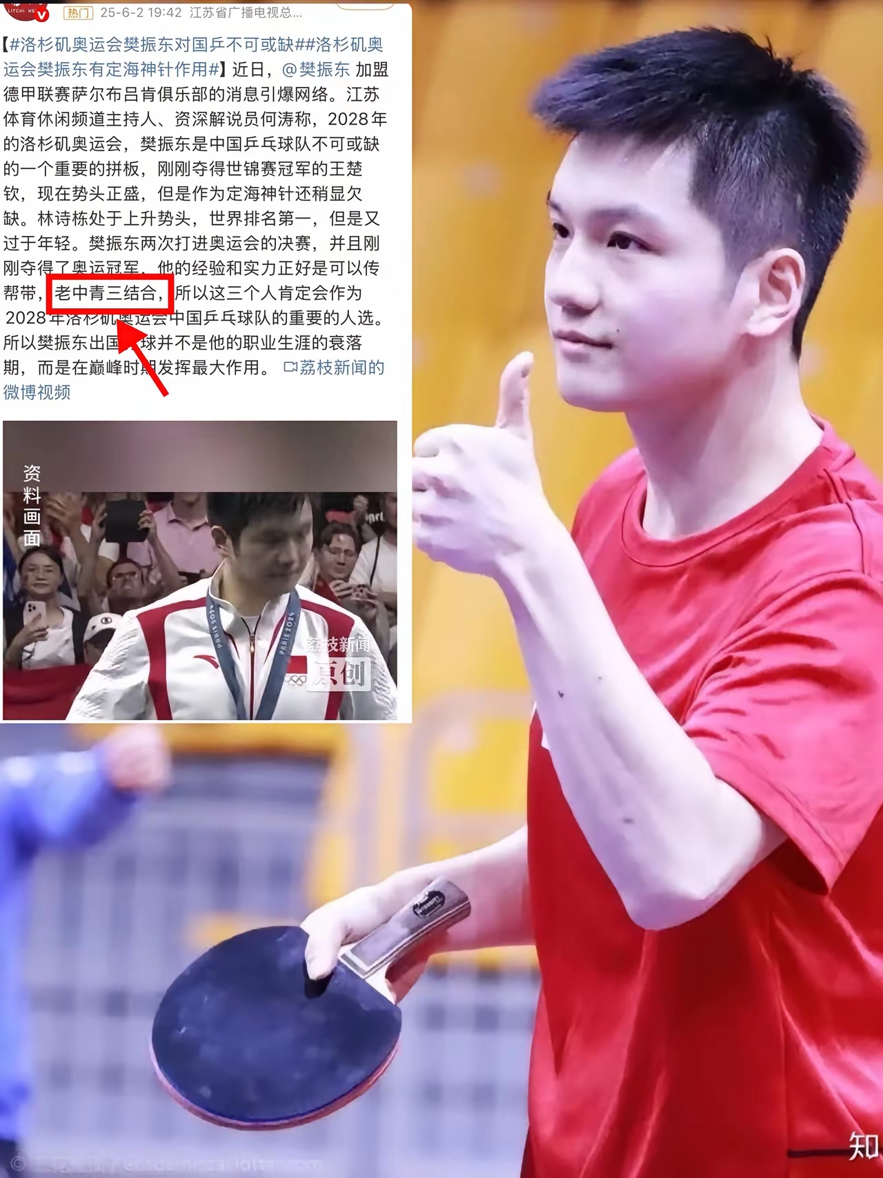 包含奥地利乒乓球队力克波兰乒乓球队，樊振东完成帽子戏法的词条