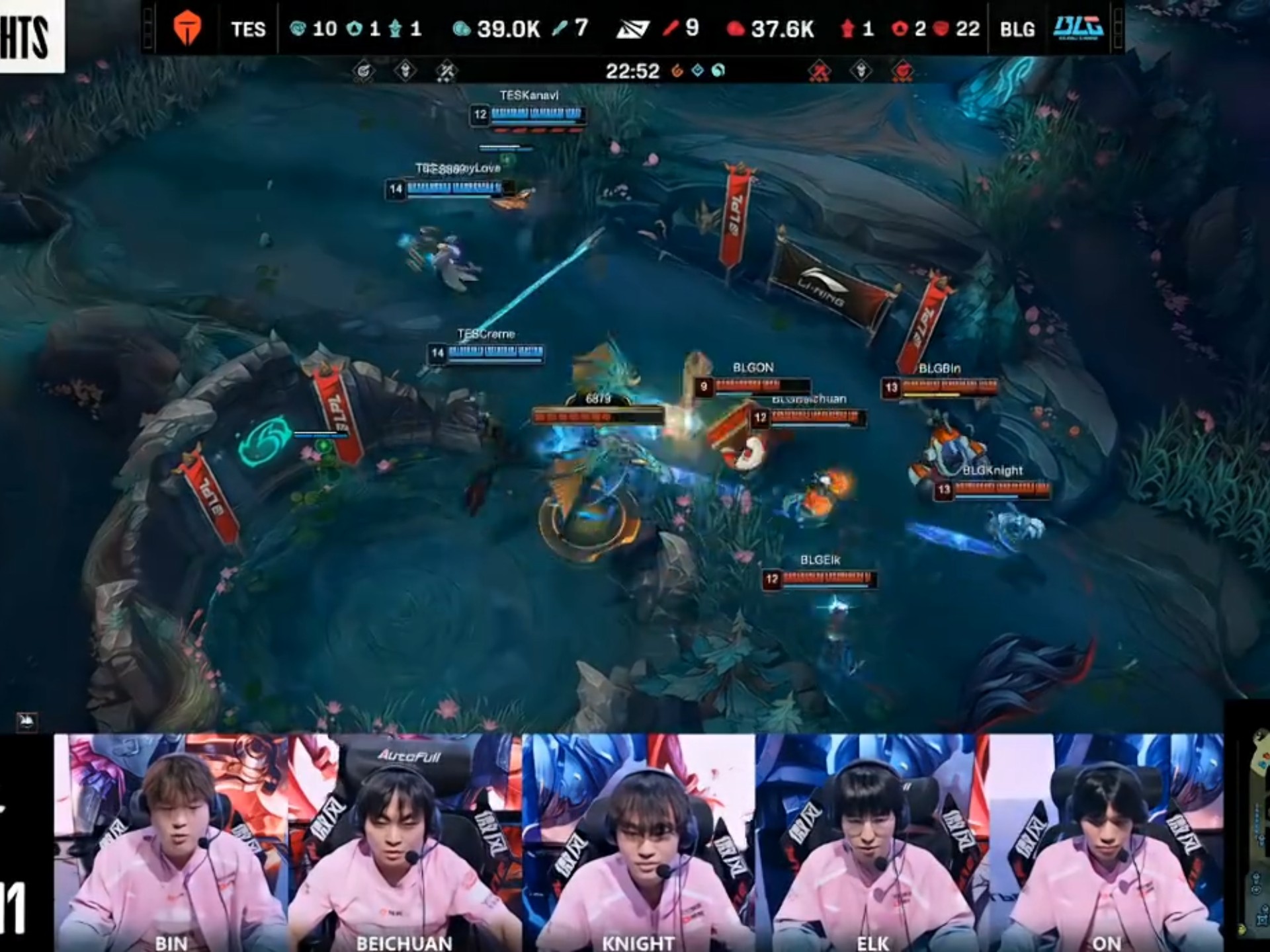 DK碾压TES，Bin三分雨点燃全场的简单介绍