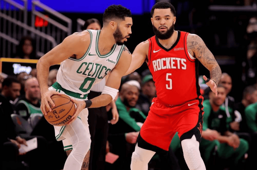 火箭险胜76人，塔图姆送出助攻